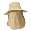 Sun Hat UV Protection Wide Brim Neck Flap Face Cover Multifunctional Cap for Hiking Fishing Beach