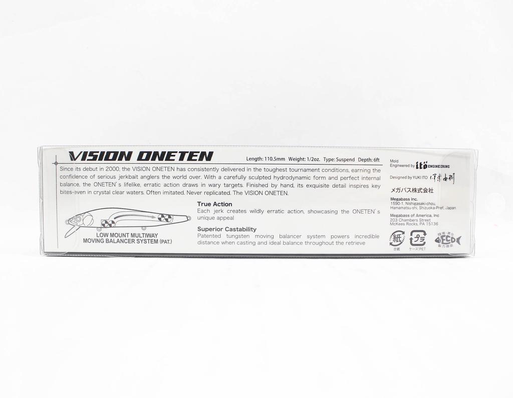 Megabass Vision 110 Oneten Regular Медленная плавающая приманка Wakin Ayu (6065)