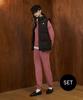 KAPPA [Set] Women'S Training Set + Padded Vest Pink