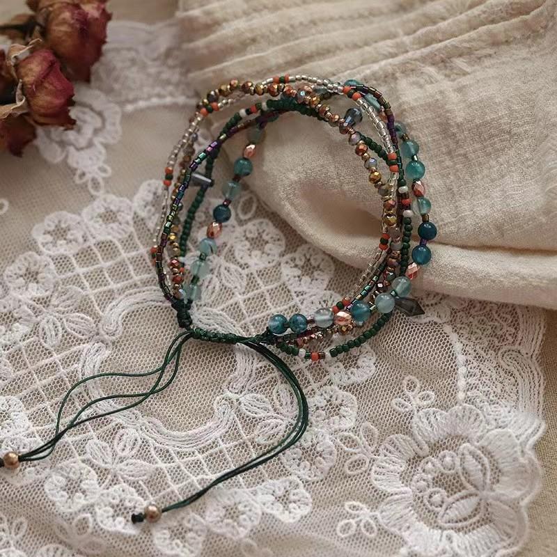 Bohemian Ethnic Handmade Beaded Adjustable Summer Bracelet