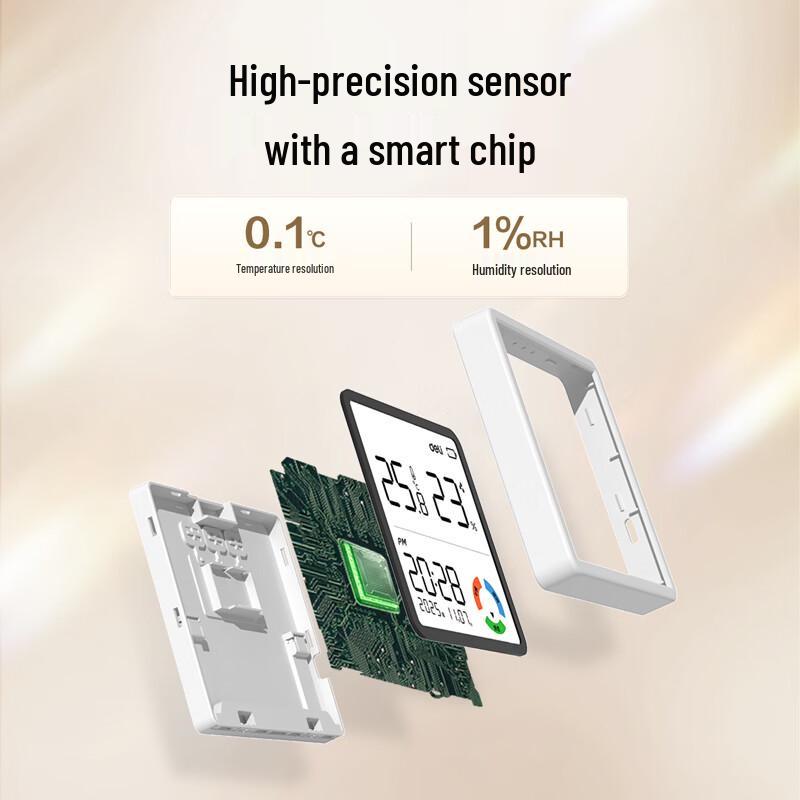 Deli Умный WiFi-монитор температуры и влажности