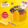 Crayola Crayon 152 цвета с футляром точилка для мелков Ultimate Crayon Collection оригинальный продукт 520030 &