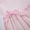 A-line Ultra Short Skirts with Safty Pants Sweet Bowknot Mini Skirt  School Girl