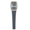 Wired Microphone Professional Moving Coil Anti Interference Cardioid Pickup Handheld Vocal Mic for Stage Performance