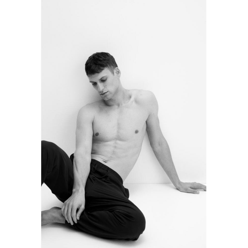 Комплект из 2 предметов из джерси HM, классический крой, светло-голубой, темно-синий