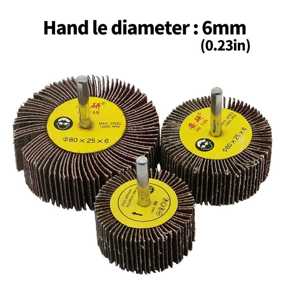 1Pcs Abrasive Sanding Flap Wheel Grinding Accessories Sandpaper Polishing Disc For Drill