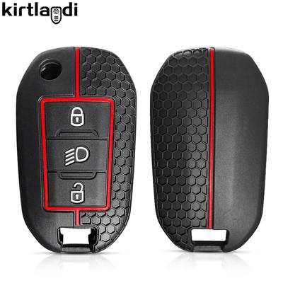 Силиконовый чехол для ключа Чехол для ключа автомобиля для Citroen C5 C3 C4 C8 Berlingo для Peugeot Partner Rifter 208 308 508 407 2008 3008 Expert