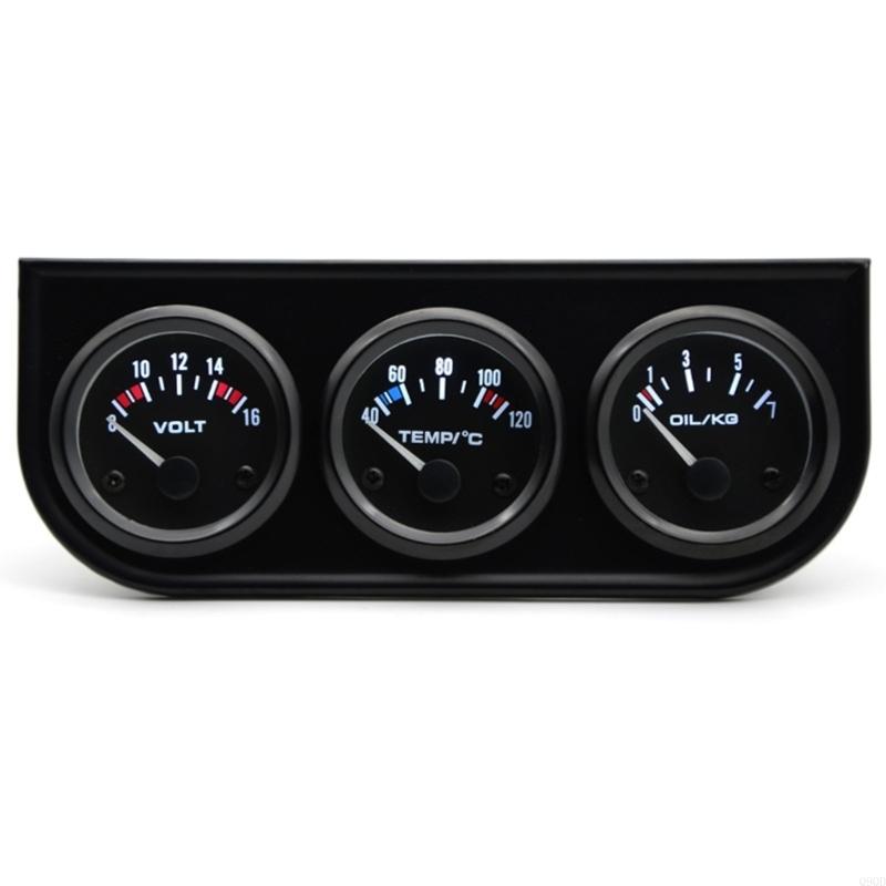 Q9QD Многопараметрический тройной приборный щиток, совместимый с 12В 24В, для использования в транспортных средствах