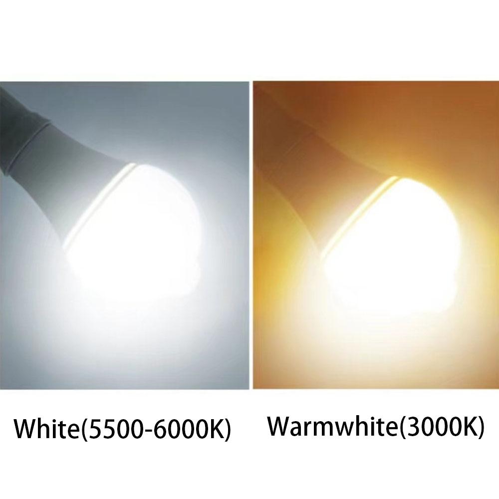 Светодиодная лампа E27 с датчиком движения PIR и функцией автоматического включения/выключения, доступна в вариантах мощности 9 Вт–20 Вт, с белым и теплым светом