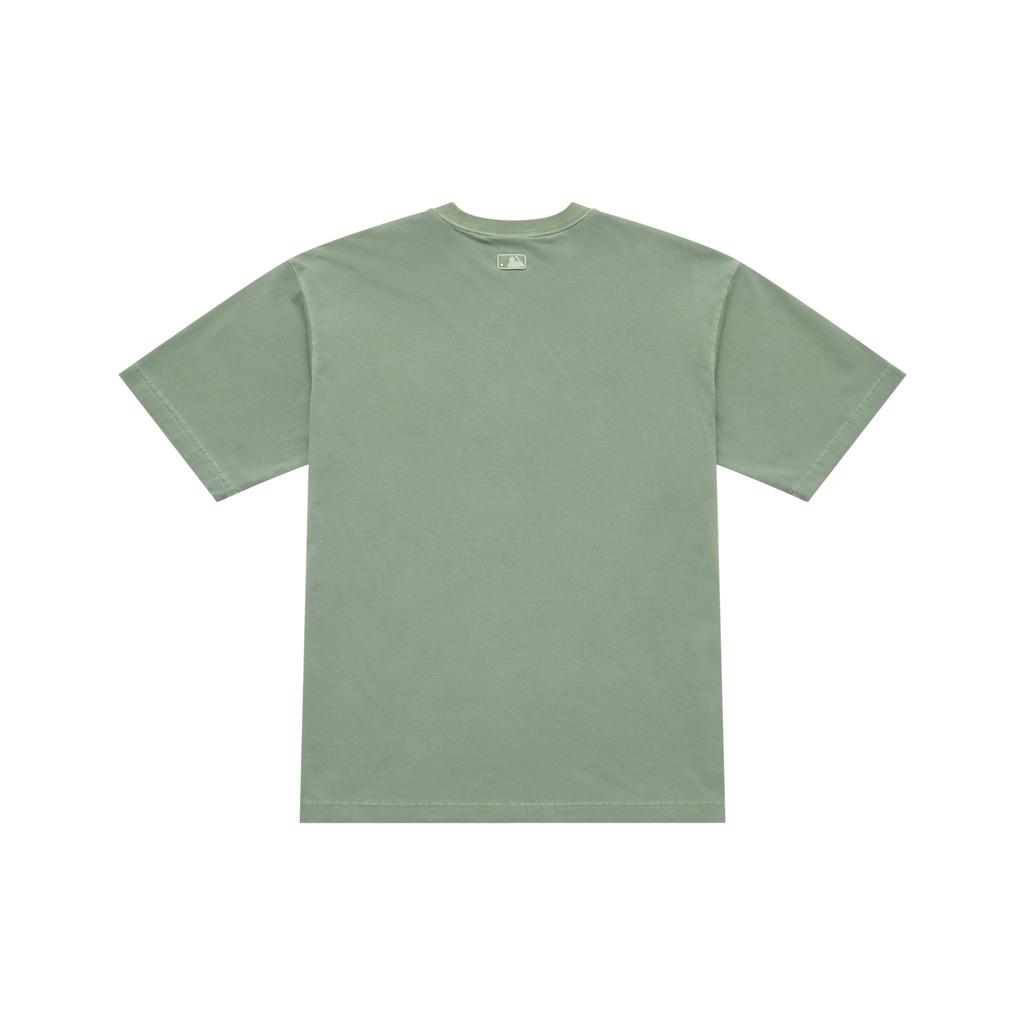 New MLB Preppy Style Collection Basic Boston Red Sox SS25 T Shirt Unisex Khaki 3ATSV0753-43KAP