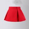 School Children Pleated Skirt Grey Formal Short Skirt Summer College Style Dance All-match Casual Solid Teens Girls A-line Skirt