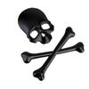 Metal 3D Skull Head Bone Motorcycle Car Tank Emblem Badge Decal Sticker Decor