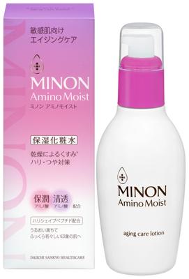 MINON Amino Moist Лосьон для ухода за кожей с признаками старения 150 мл Увлажняющий лосьон, который проникает и улучшает упругость и сияние [Чувствительная кожа]