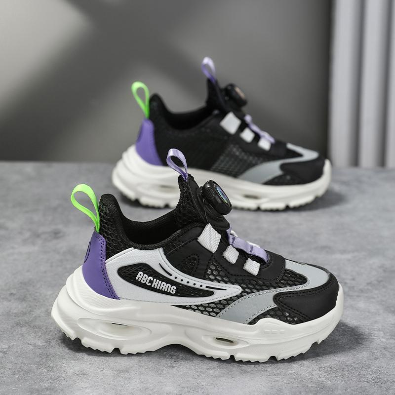 Детская мода Four Seasons Дышащая повседневная обувь для детей Бег Спорт Студенты Девочки Трендовые удобные кроссовки для спортзала