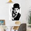 Charlie Chaplin Wall Decor Tapestry Art For Pet Memorial Birthdaywedding Party Backdrop Family Gift