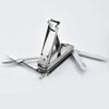 4 In 1 Folding Nail Clippers Scissors Manicure Nail Cutter Stainless Steel Clipper Nail Nippers Toenail Multifunctional Tools
