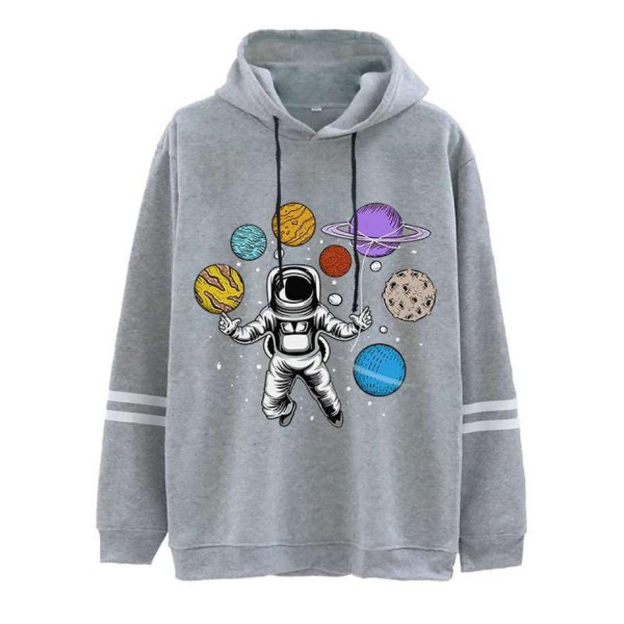 Fashion Hoodies Funny Solar System Dwarf Planets Space Astronaut Hoodie Harajuku Sweatshirts Women Long Sleeve Clothes