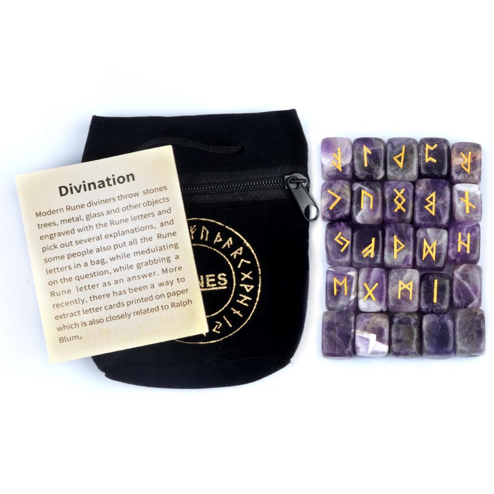 25 шт./компл. натуральный кристалл агата руны каменные украшения декоративные, кусок драгоценного камня с гравировкой букв аксессуар, амулет гадание ювелирный декор 18x12 мм