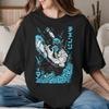 Vintage Chainsawunisexs Anime Tshirts Unisex Unisex Crew Neck Cotton T Shirt Reze Short Sleeve Tees Graphic Printed Clothing
