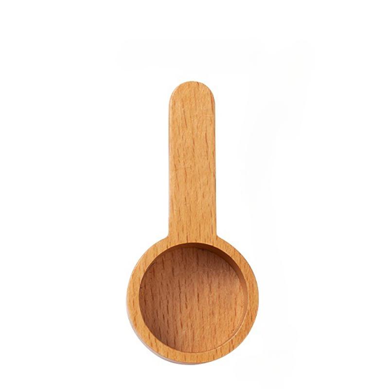 Wooden Measuring Spoon Coffee Beans Spoons Kitchen Dosing Spoon Tea Coffee Sugar Spice Measure Spoons Home Cooking Measure Tools