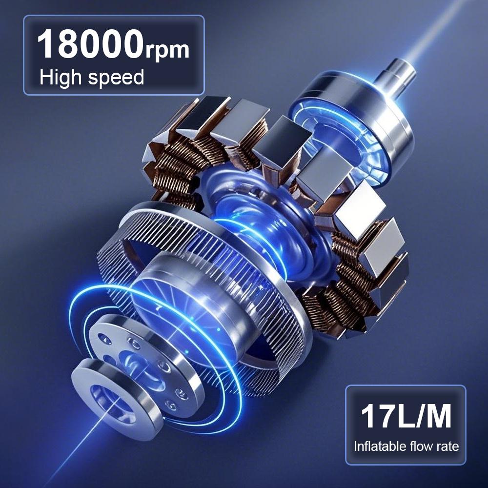 Auto Inflator Air Compressor Wireless Tire Inflation Pump For Car Mounted Motorcycle Bicycle Ball Car Electrical Air Pump