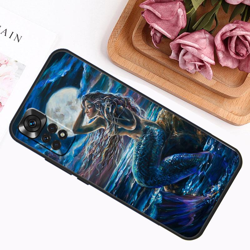 Mermaid Case For Xiaomi Redmi Note 13 Pro 14 12 11 9 10 9S 10S 11S 12S Redmi 12C 13C 14C 10C Cover