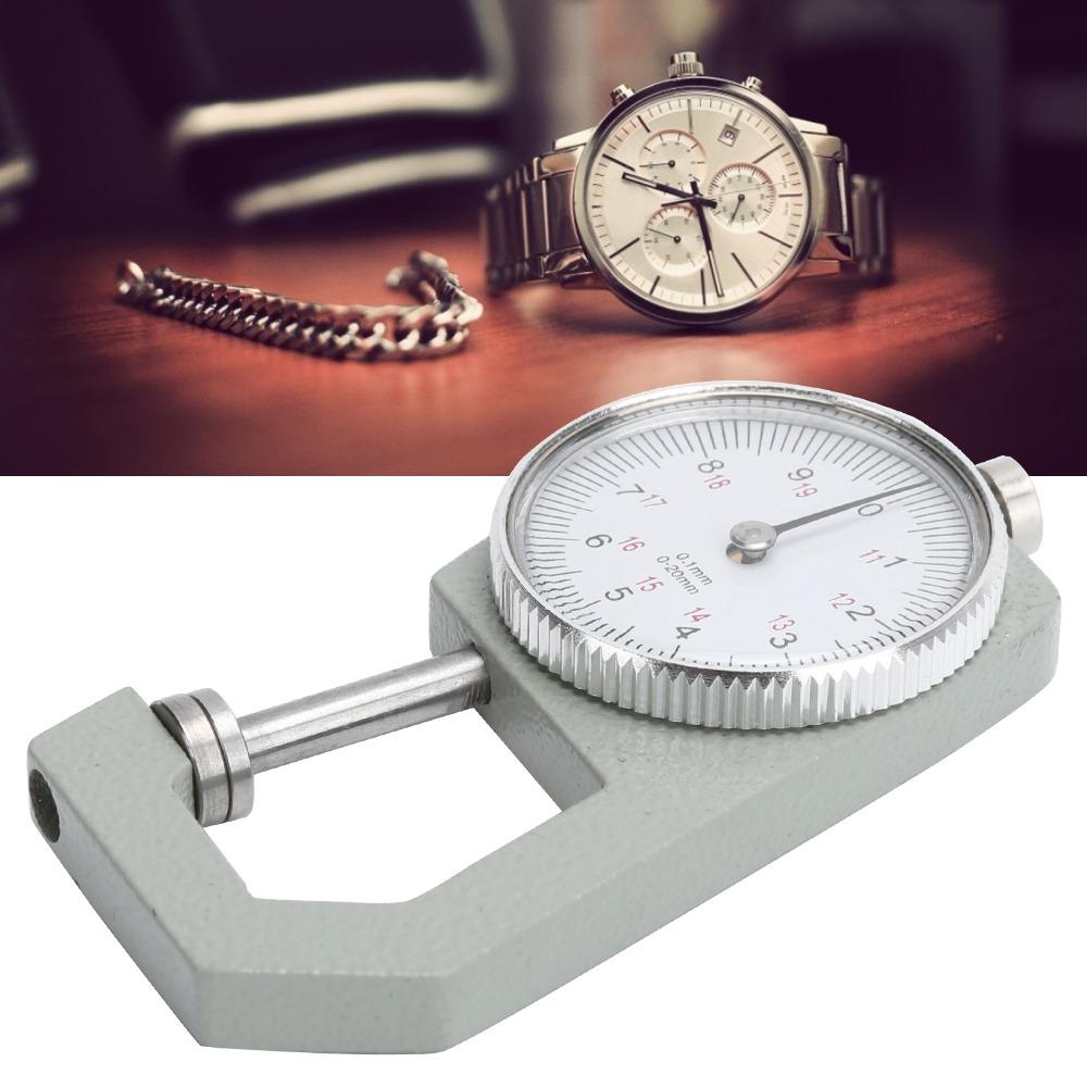 Accurate 0-20mm Range Thickness Gauge Flat Head Thickness Tester Measuring Thickness Tester Leather Measuring