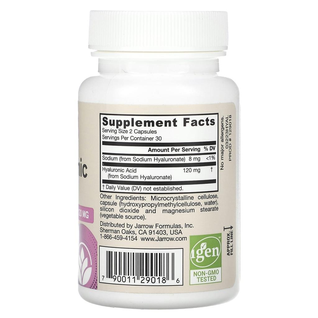 Vegan Hyaluronic Acid, 60 Veggie Capsules