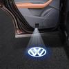 For Volkswagen MK2 1/2PCS Car Door Welcome Light Projector Lamp For Volkswagen VW Rline Beetle Touareg Tiguan Touran CC Golf MK6 7 Auto Accessories