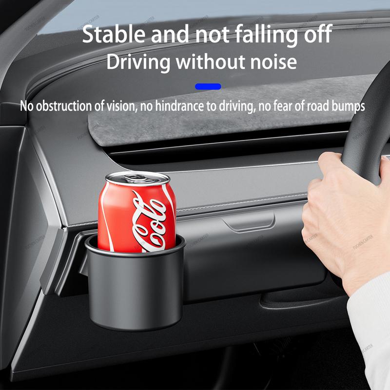 For Tesla ModelYL/Y Juniper 2025 2026 Car Glasses Case Sunglasses Storage Box Dashboard Glasses Holder Cup Holder Set Accessorie