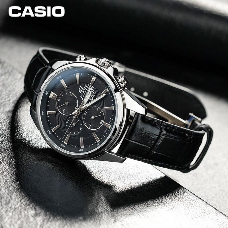 Casio Мужские часы EDIFICE 43,8 мм Черные EFB-509L-1AVUPR