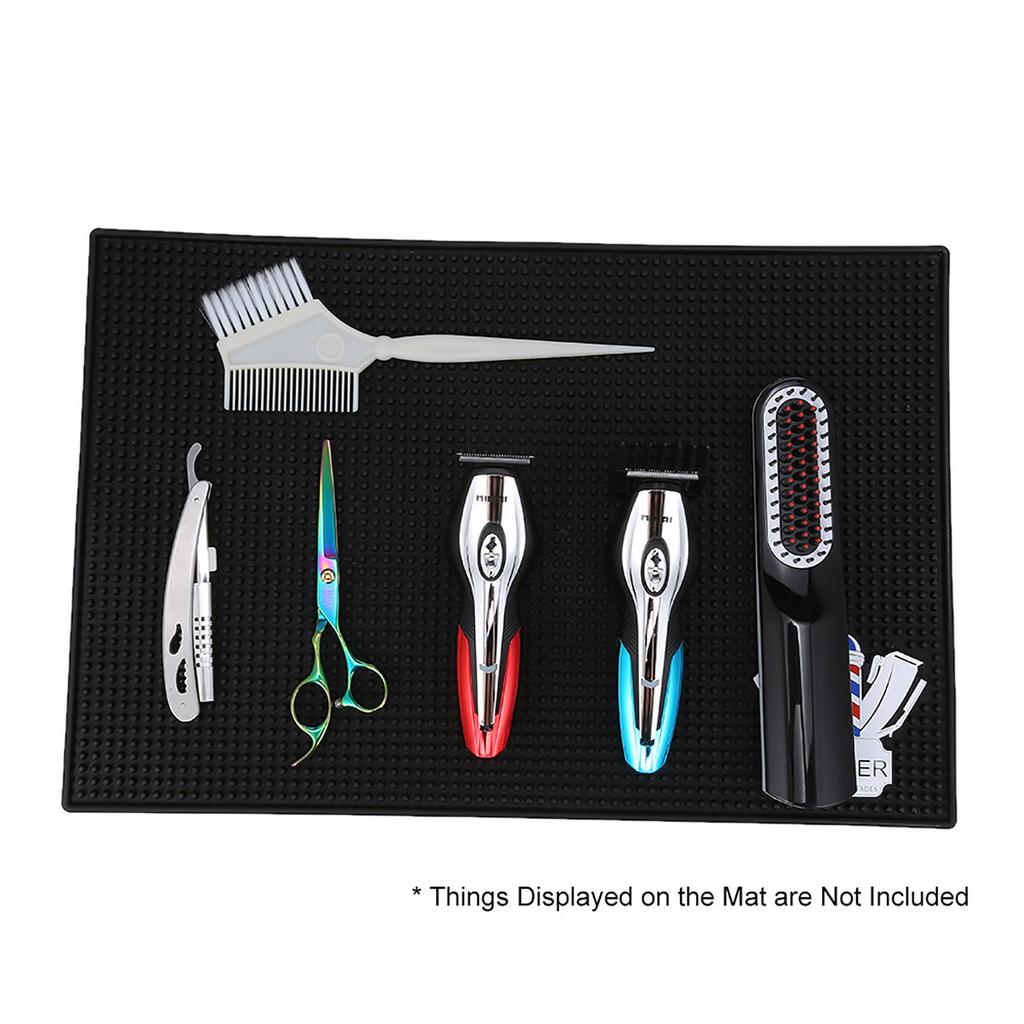 Лучший салон красоты Силиконовый коврик для стайлинга Термостойкий коврик Поднос для щипцов для завивки, утюжков, выпрямителей Гибкий