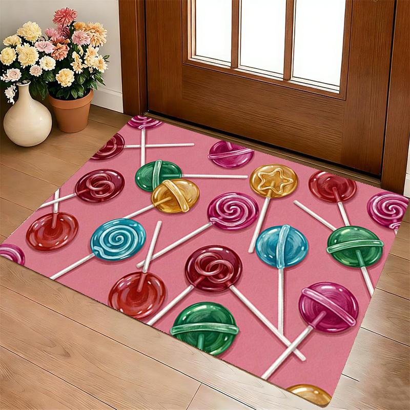 Candy World Living Room Nonslip Area Rug Soft Carpet For Bedroom Game Playroom Sofa Office Home Decor Doormat Christmas Gift C929149