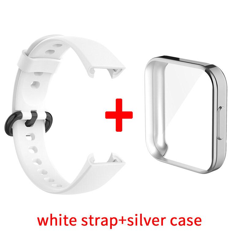 Ремешок + чехол для Redmi Watch 2 Lite Smart Band, защитный чехол, силиконовый браслет-браслет для Redmi Watch2 Lite, аксессуары