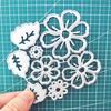 Cute Flower Dies Cuts For Card Making, Cutting Dies, Metal Die Cutting Mold, Scrapbooking Dies, DIY Etched Embossing Stencil For Craft