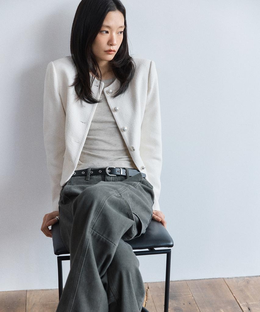 Круглая твидовая куртка Mixxo_Miwjkg32Pb