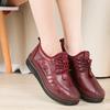 Winter New Women's Cotton Shoes, Piled and Thickened Warm Middle-aged Mother Shoes, Comfortable and Lightweight Snow Boots