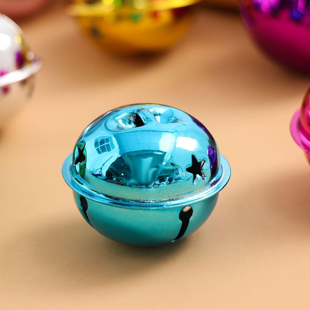 Crafts Christmas Pendant Drop Ornaments Bright Iron Jingle Christmas Tree Decor Matte Bells