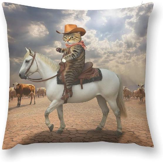 Cheetah Leopard Brown Decorative Throw Pillow Covers 18x18 Inch Farmhouse Cushion Cover Plush Pillow Case for Couch Sofa Bed Outdoor Home Decor