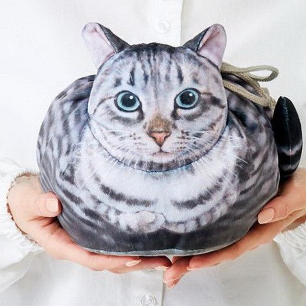 Women's Travel Drawstring Bag Cute Theme Portable Gift Bag For Lovers