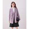 Betu Women's 2025 Autumn Mid-length Double-faced Wool Coat