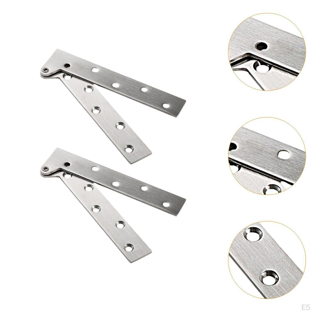 2 шт. петли для шкафа из нержавеющей стали, вращающиеся на 360°, складная полка для улучшения дома, семь