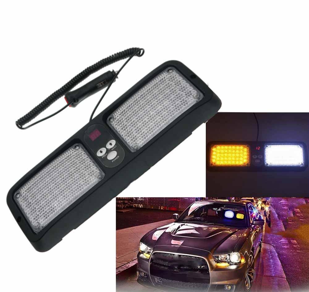 86 LED Windshield Strobe Light 12V For Car Truck Auto Front Rear Visor Dashboard