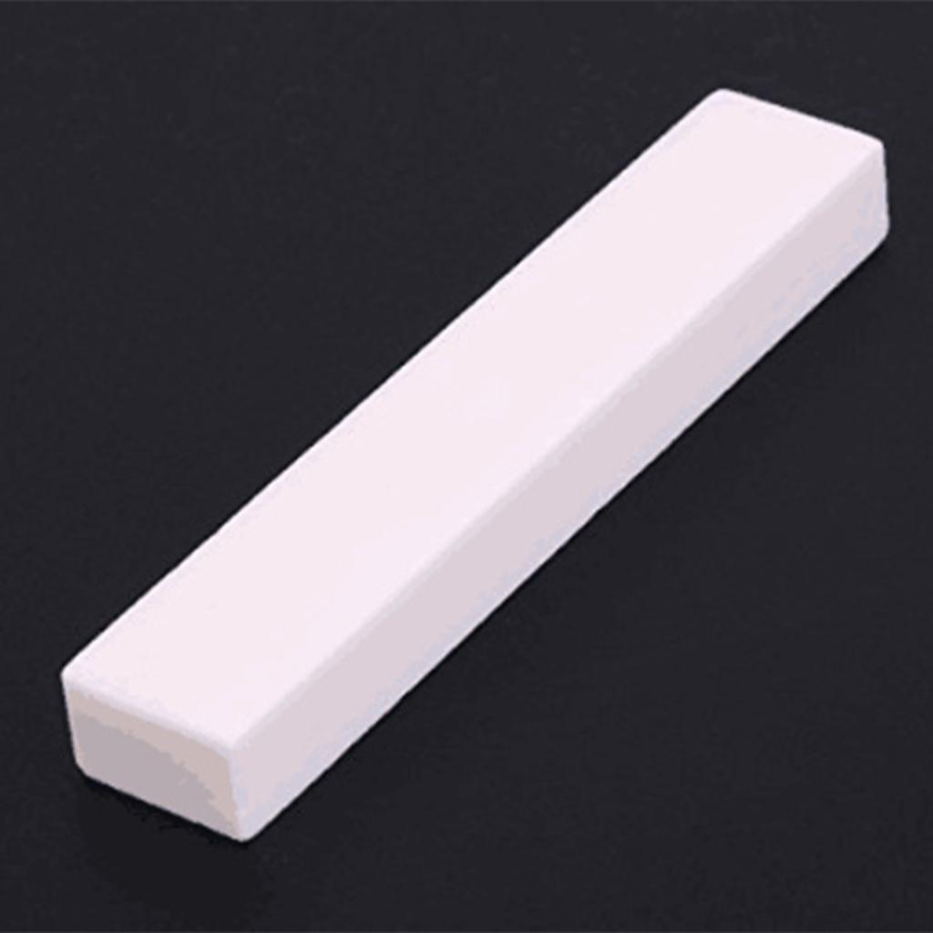 10 шт. DIY пустая костяная гайка для струн, костяная гайка, седло, пустая неразрезная гитарная гайка для мандолины, банджо, укулеле