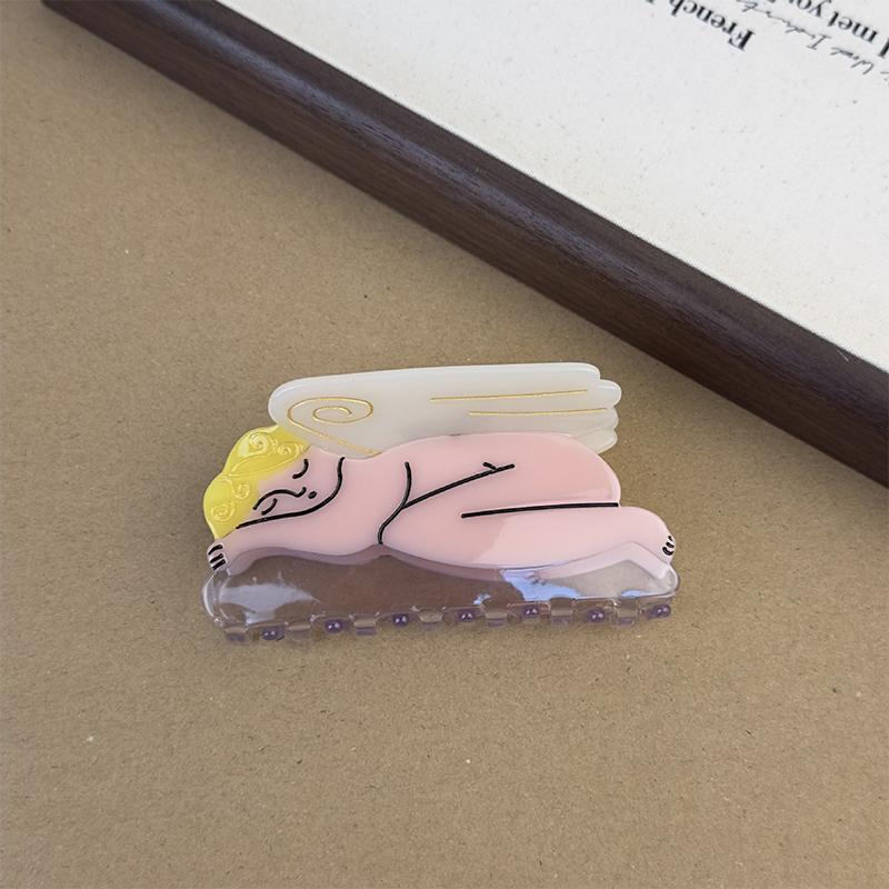 Креативная Забавная заколка для волос из ацетата подсолнуха, звезды, улитки, коготь для женщин, средневековая Солнцезащитная женская шпилька с акулой, аксессуары для волос, инструмент