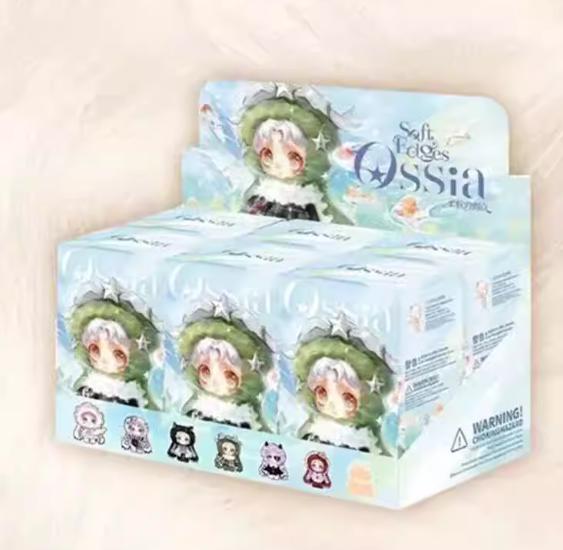 New Ossia Soft Edges Series Blind Box Vinyl Plush Cute Collectible Dolls Bag Pendants Mystery Box Gift For Collectors