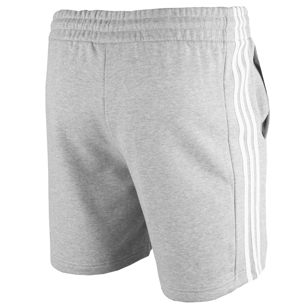 adidas Essentials French Terry 3-Stripes Shorts, Mens grey Shorts