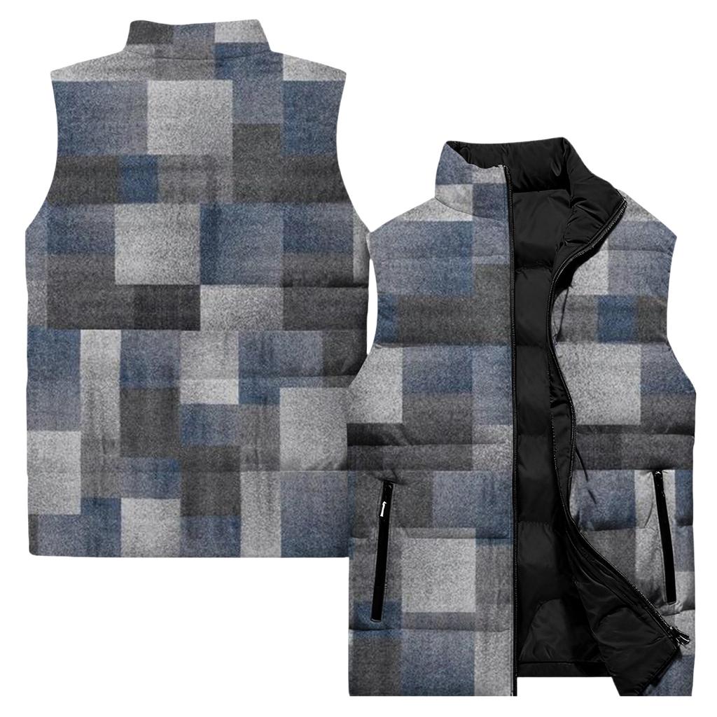 Ladies' Casual And Fashionable Sleeveless Vest Floral Pattern Printed Cotton Jacket