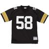 Maillot nfl legacy - pittsburgh steelers 1976 jack lambert - homme - noir - спортивная одежда