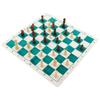International Chess Set Chess Pieces with PU Checkerboard Parties Chess Board Game Kit
